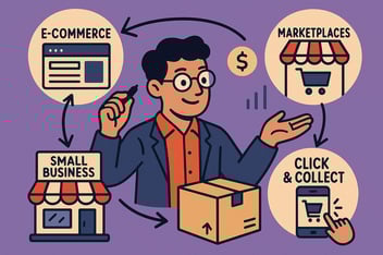 un dirigeant de pme orchestre son e-commerce, ses marketplaces et le clic and collect pour maximiser son retour sur investissement