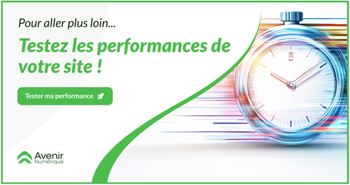 Cette image représente l'offre de diagnostic des performances de votre site par Avenir Numérique