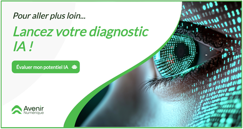 Cette image représente l'offre de diagnostic en Intelligence artificielle d'entreprise par Avenir Numérique