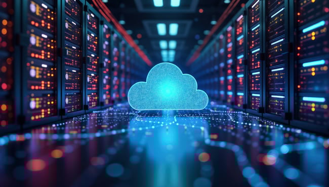 image représentant le cloud et un data center