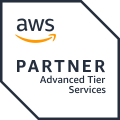 Badge AWS Advanced Partner obtenu par A1 Cloud, témoignant de son expertise avancée en services AWS