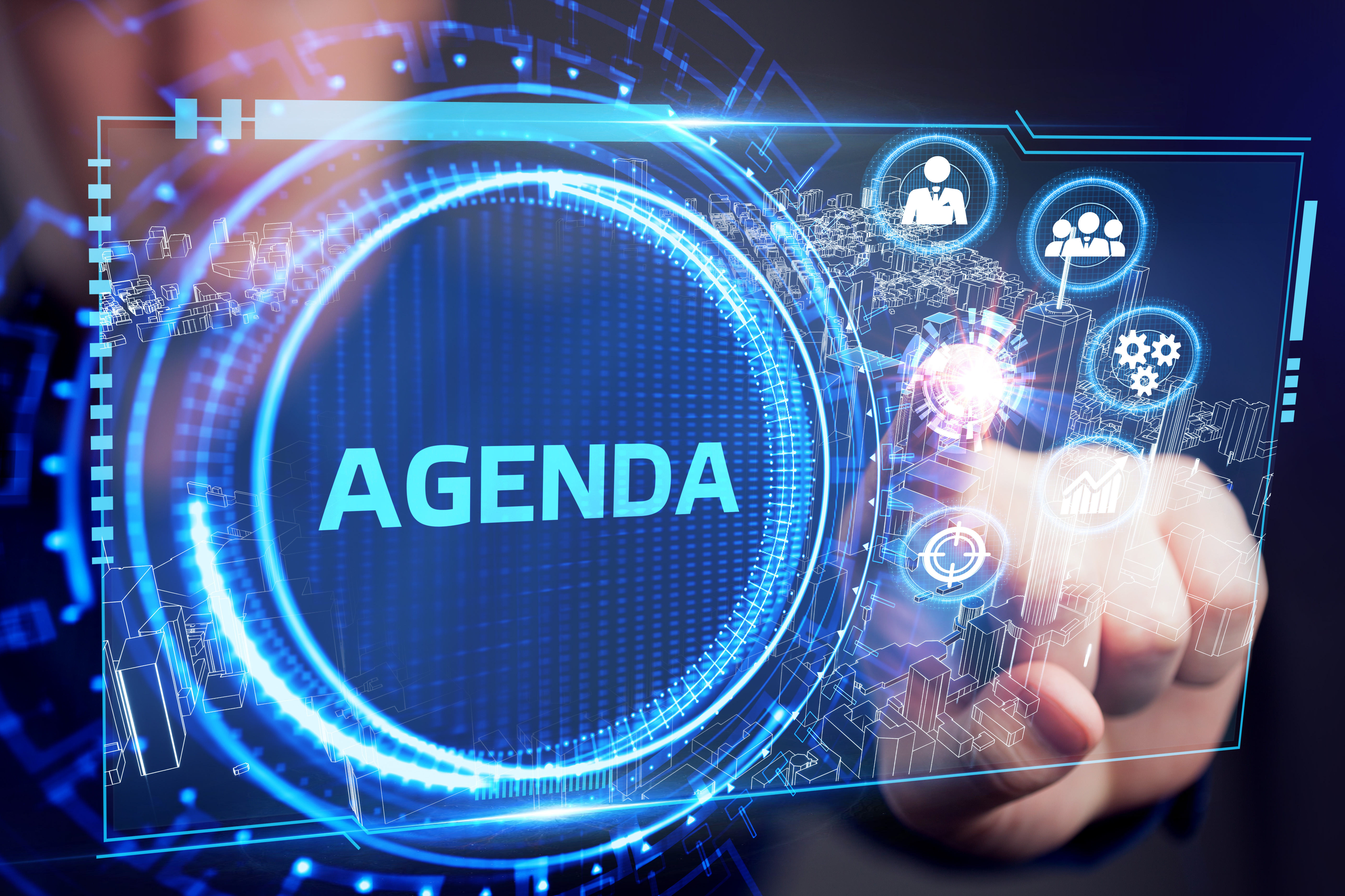 image of a digital agenda